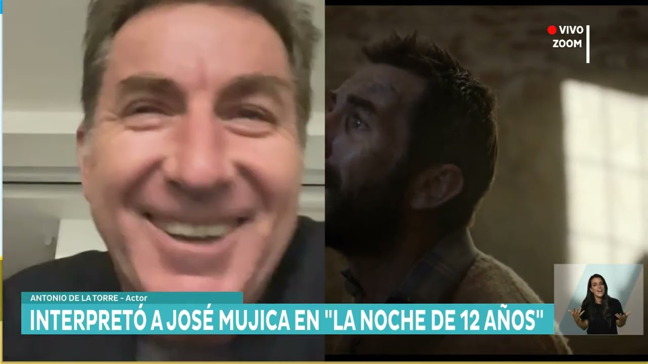 El actor español Antonio De la Torre interpretó a José Mujica en la película “La noche de 12 años