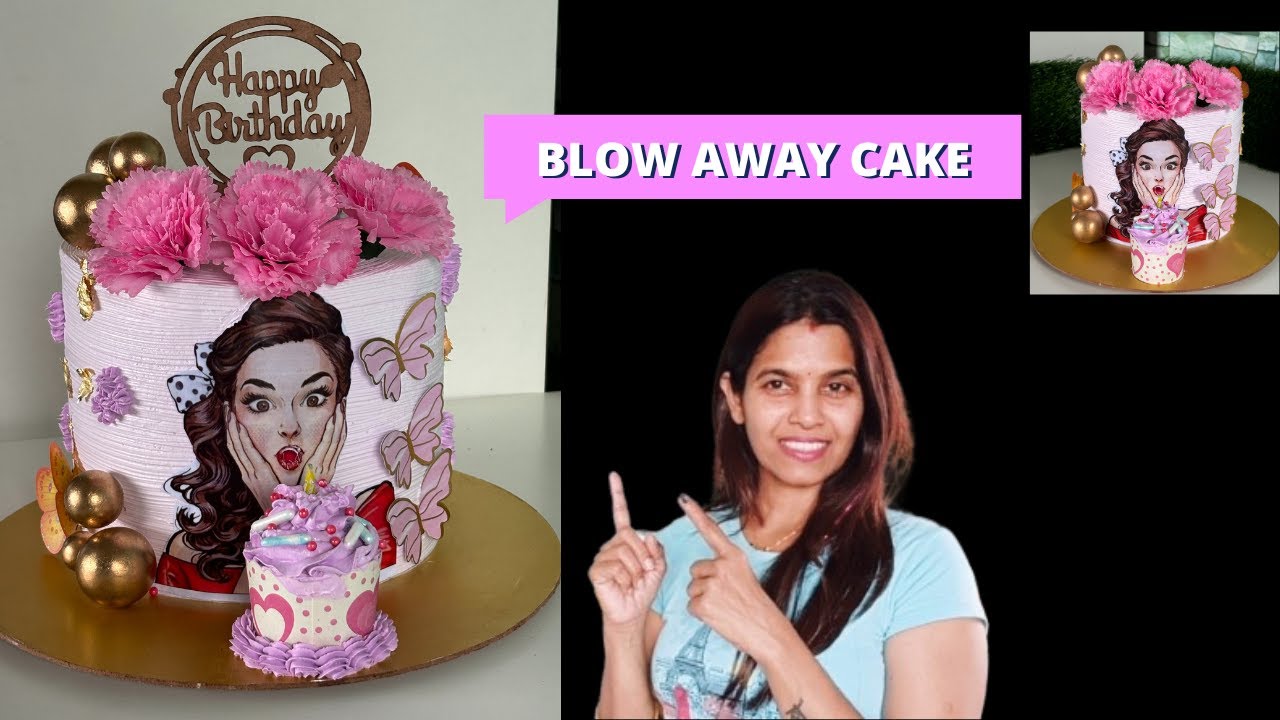 Blow Away Cake| Trending Blow Away Cake