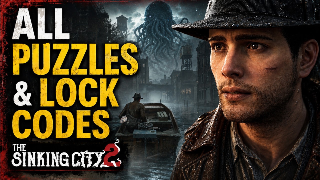 Sinking City 2: ALL Puzzles & Safe Codes/ Lock Codes