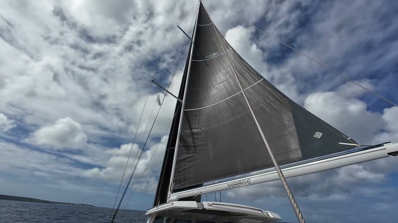 Riding the white horse!! :) Sailing from Crocus Bay, Anguilla to marina Fort St. Louis, Saint Martin