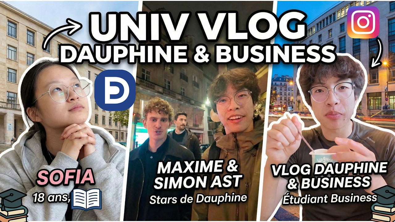 Vlog : Étude & Business à Paris Dauphine PSL