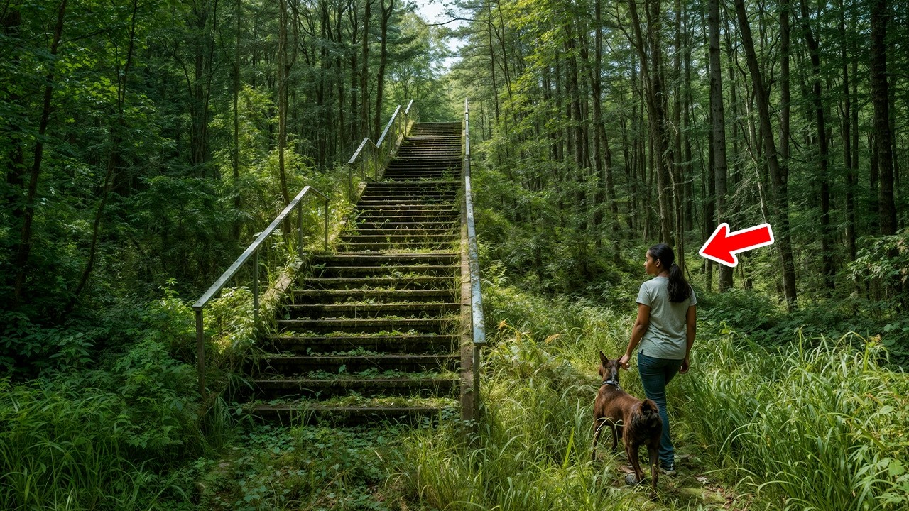 Girl Was Walking Through Forest And Found A Hidden Staircase — What Happened Next Shocked Everyone