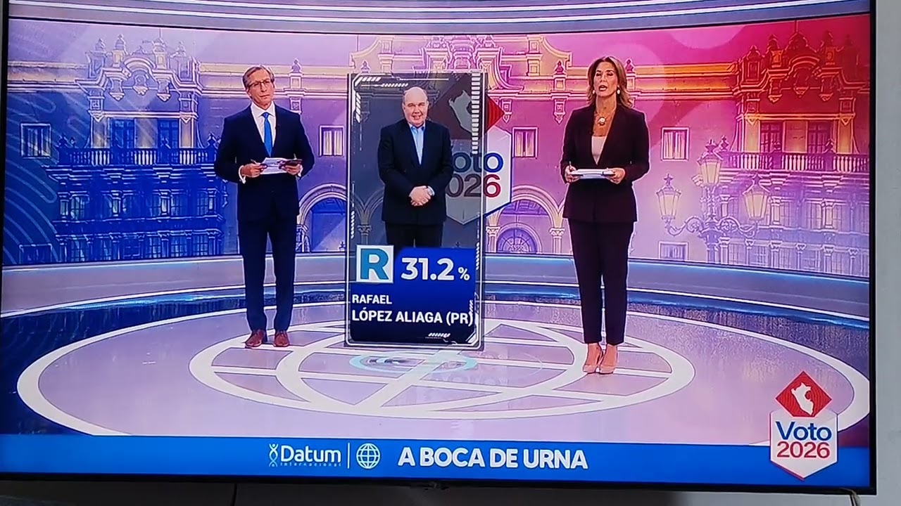 Flash electoral a boca de urna datum 