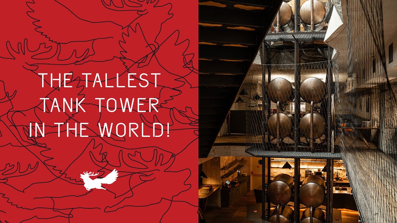 The tallest tank tower in the world! With master tapster Míra Nekolný | Červený Jelen | Red Stag