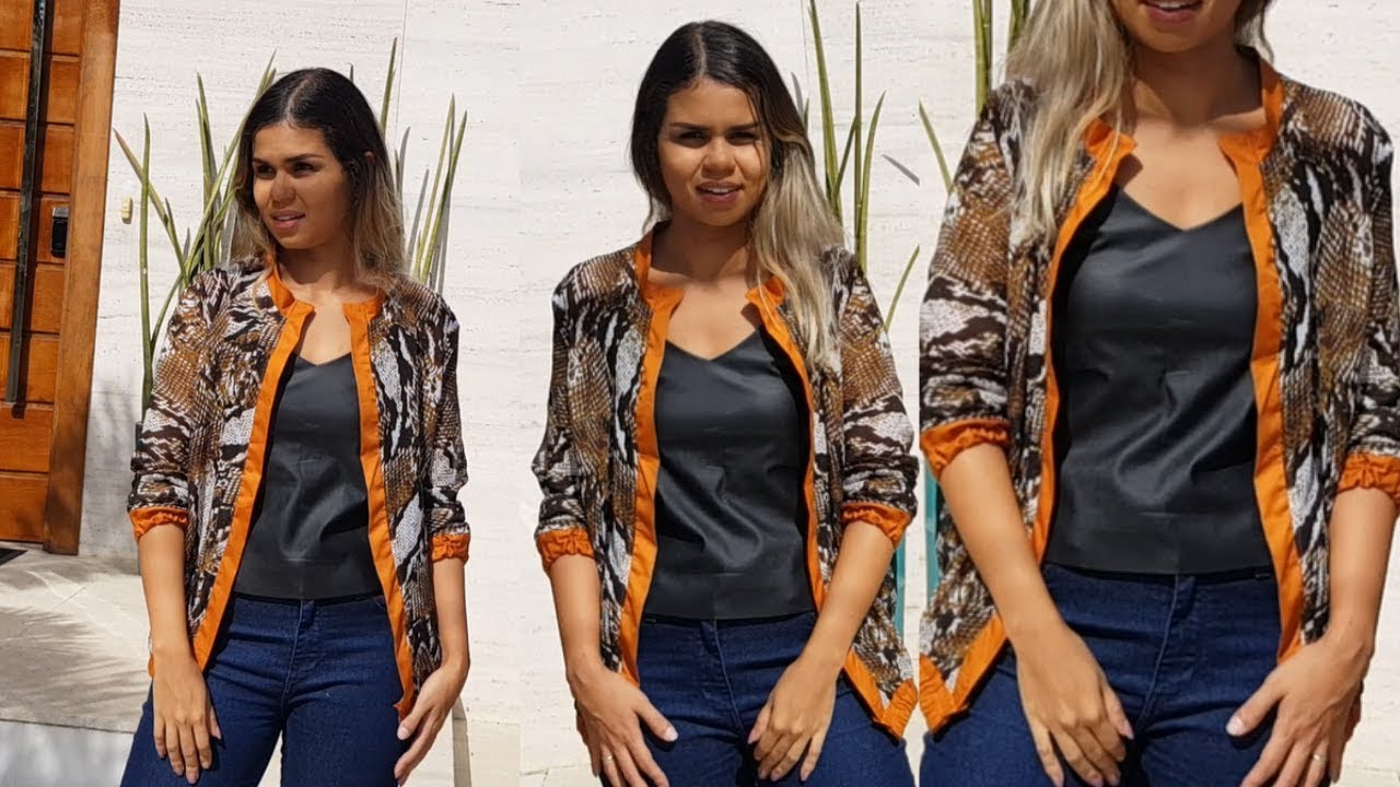 DIY JAQUETA BOMBER PARA INICIANTES