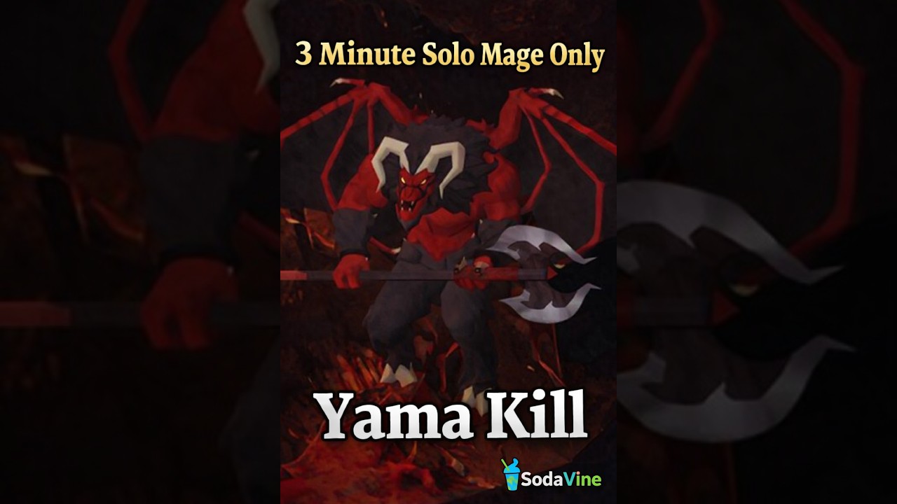 3 MINUTE SOLO MAGE YAMA KILL! INSANE CHEESE GUIDE! OSRS