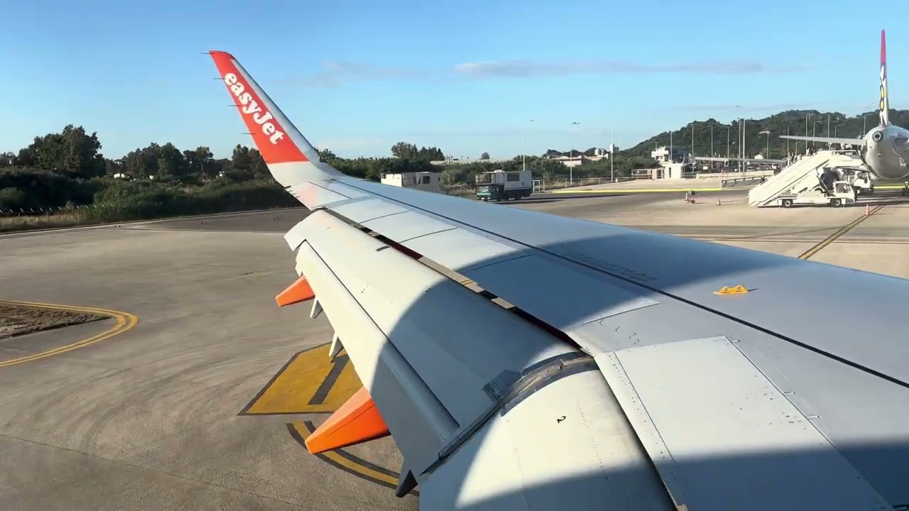 easyJet A321neo Landing at Zakynthos