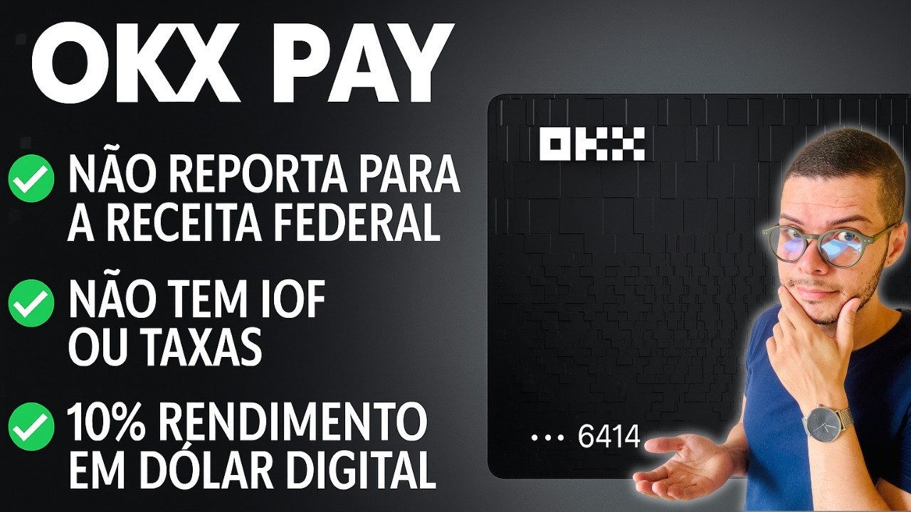 OKX Pay - Cart&atilde;o Cripto Sem IOF e Taxas + 10 % Lucro em Dolar Digital
