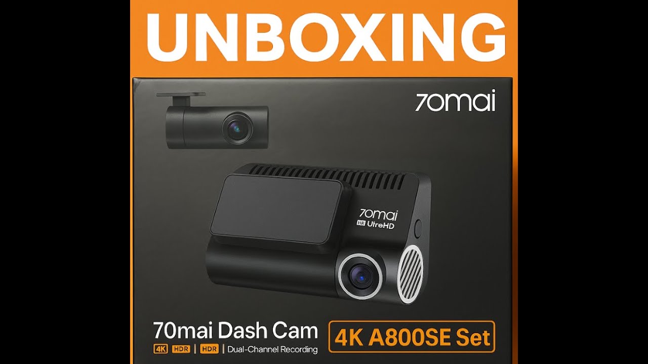 70mai A800SE Dash Cam – Pure Unboxing!