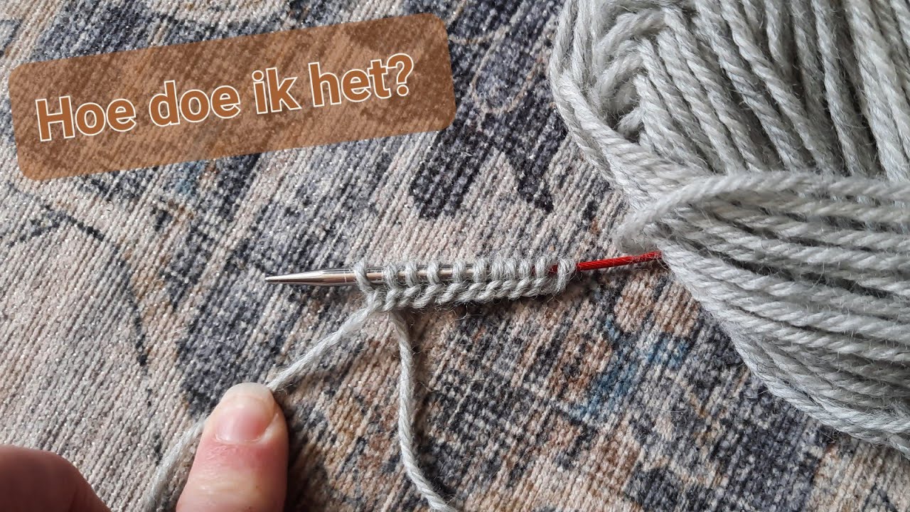 Hoe doe ik het (brei tutorial): De German Twisted Cast-on