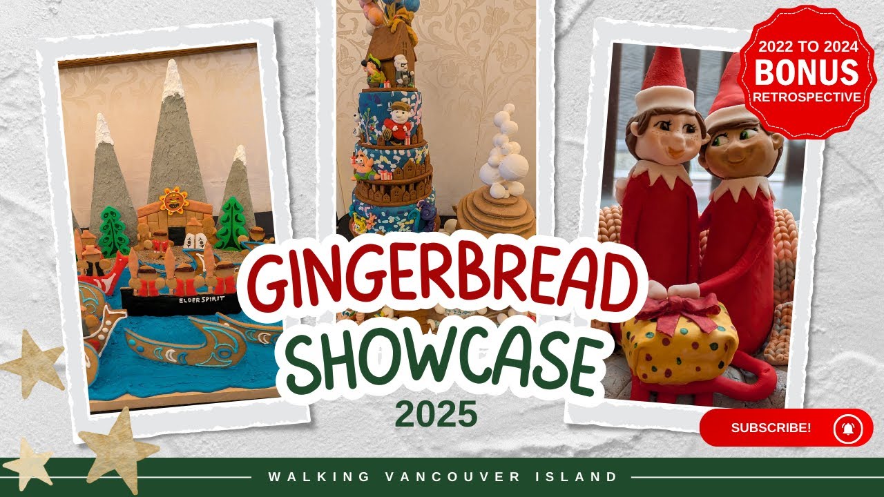 Victoria's Gingerbread Showcase 2025! Watch for bonus pictures from 2022 to 2024!