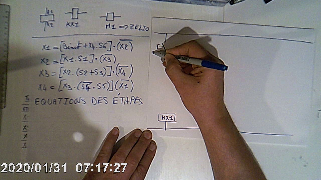 0002004 GRAFCET SCHÉMA DES ÉQUATIONS
