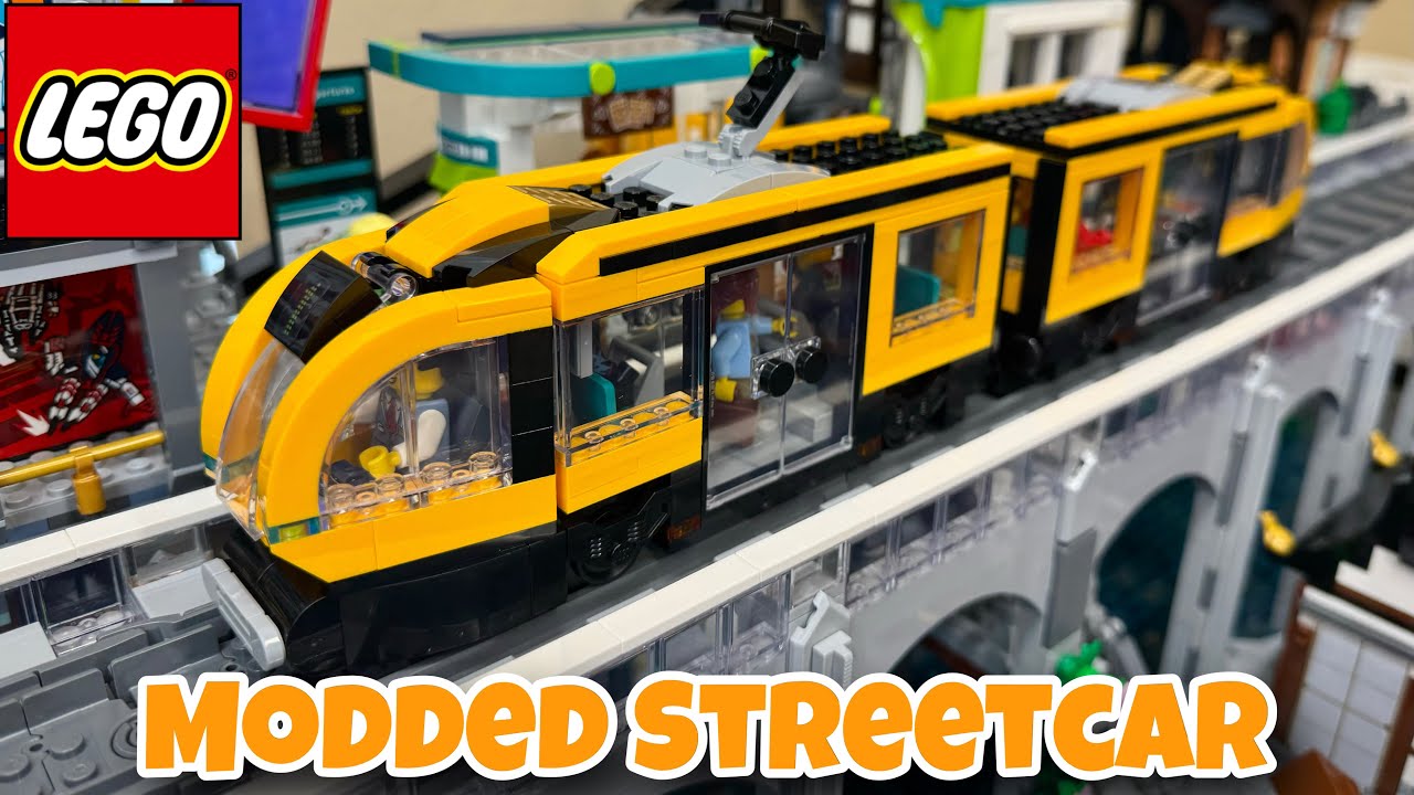 Модификация ещё одного трамвая для моего LEGO Cities