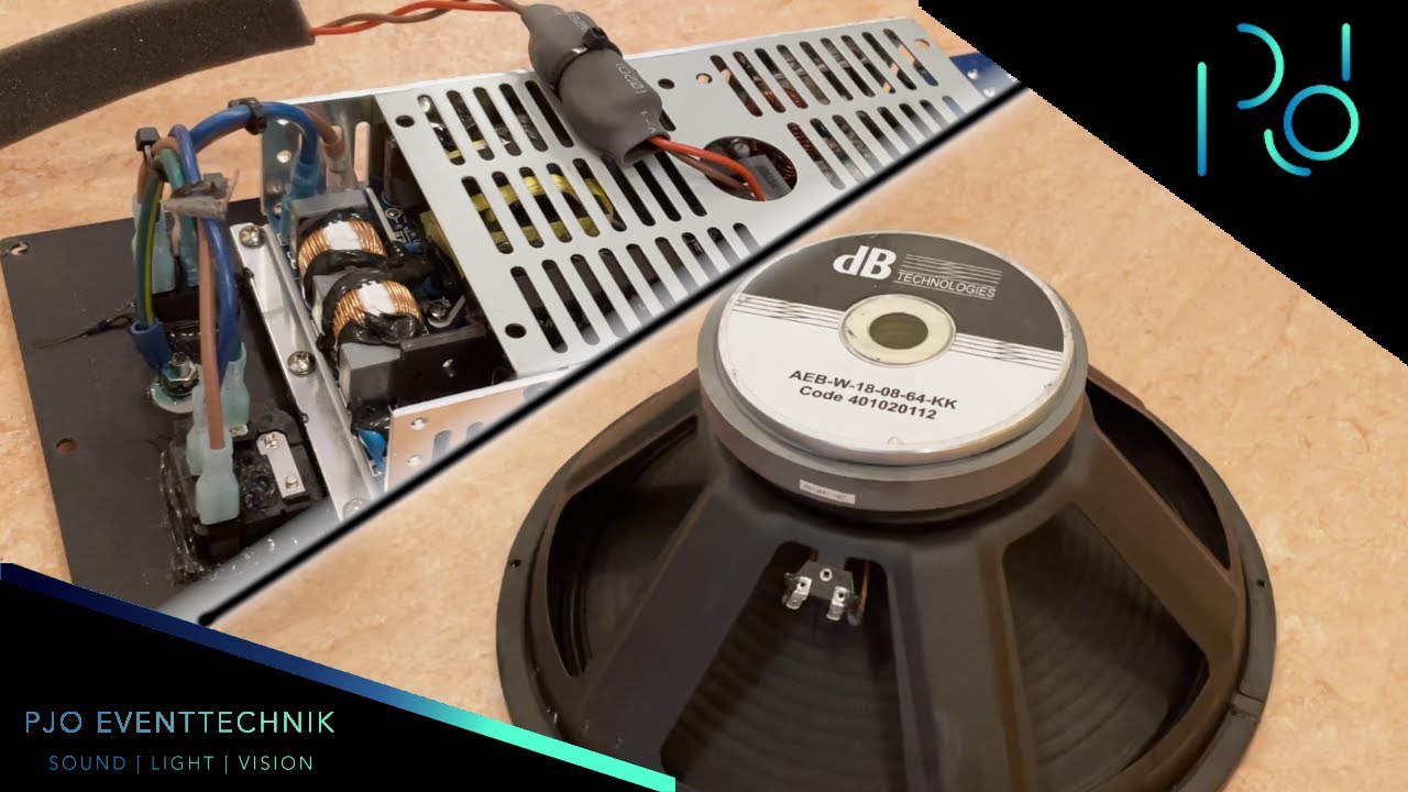 db Technologies EXPOSED! Sub 618 Teardown / Treiber, Endstufe, Gehäuse anschauen/ auseinandernehmen