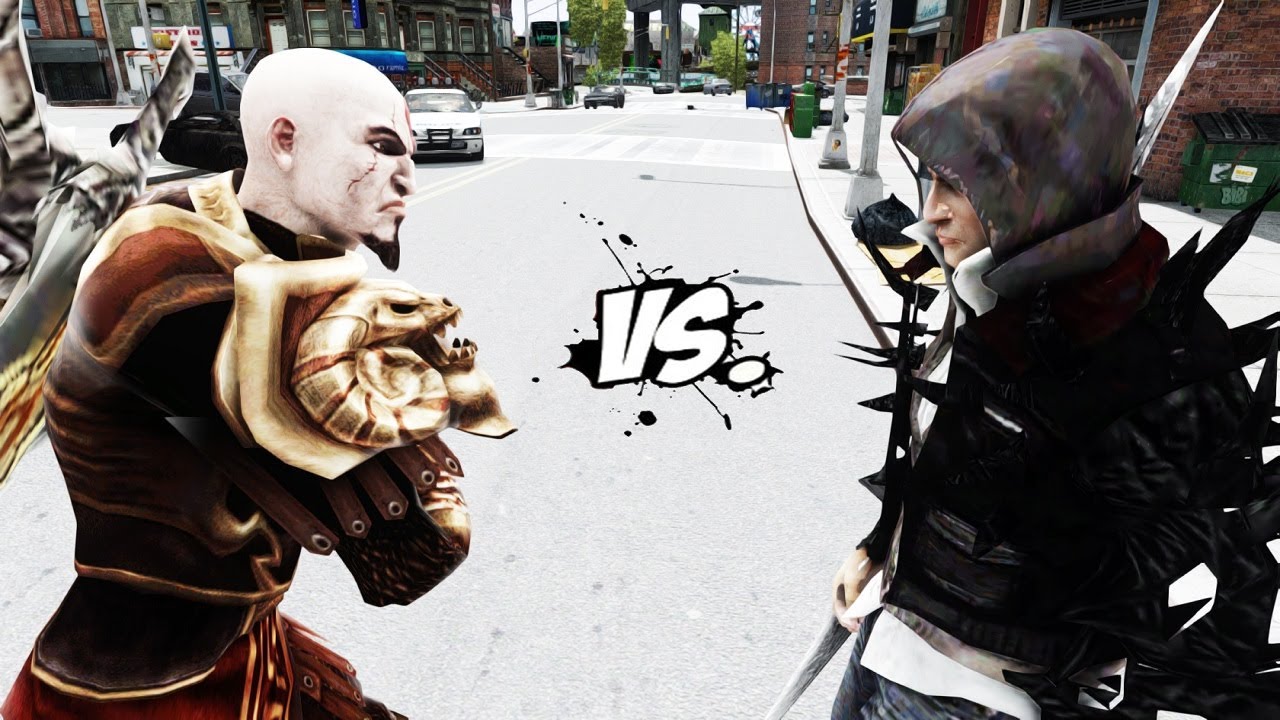 ALEX MERCER VS KRATOS - EPIC BATTLE - GTA IV