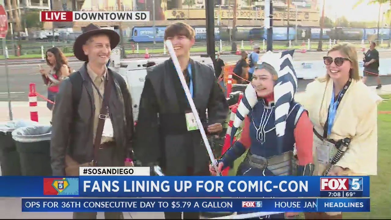 Fans Start Lining Up For Comic-Con