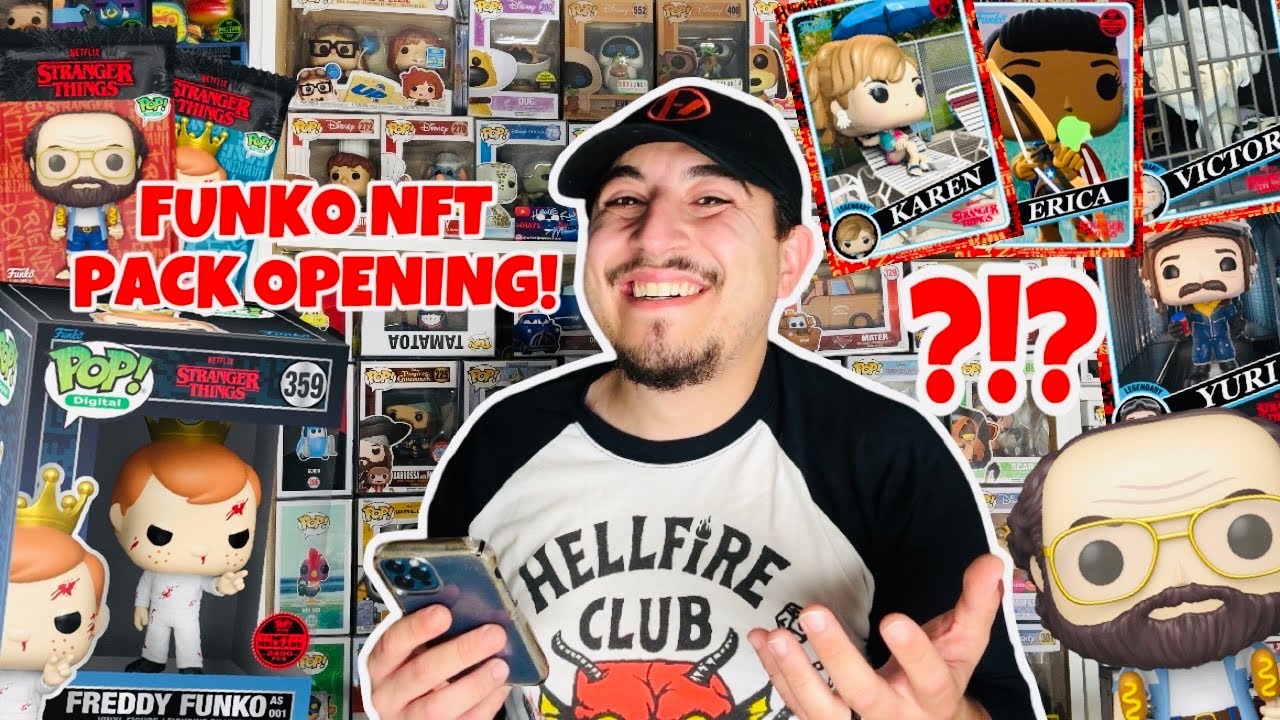 Opening Stranger Things Series 2 Funko NFT Packs | Physical Redemptions?!