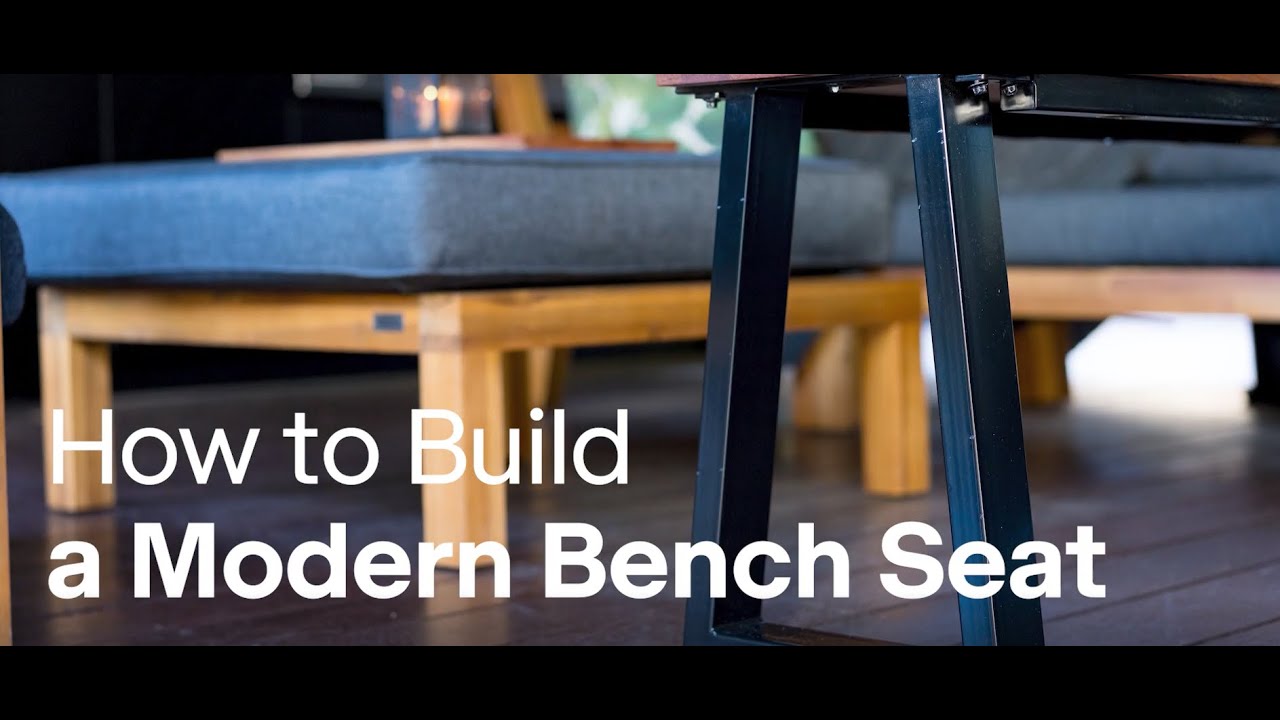 How to Build a Bench Seat &ndash; Easy DIY project