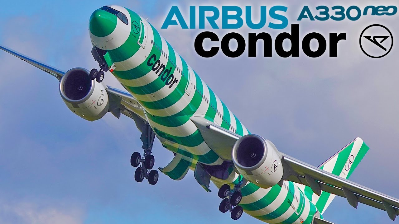 CONDOR : The New AIRBUS A330s Neo at Toulouse Airbus Factory
