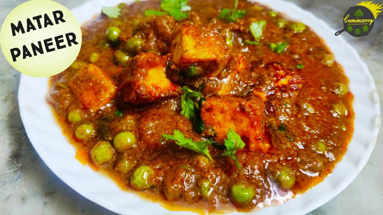 Matar Paneer Recipe In Hindi | मटर पनीर रेसिपी | Matar Paneer By Cumin Curry | Matar Paneer Recipe