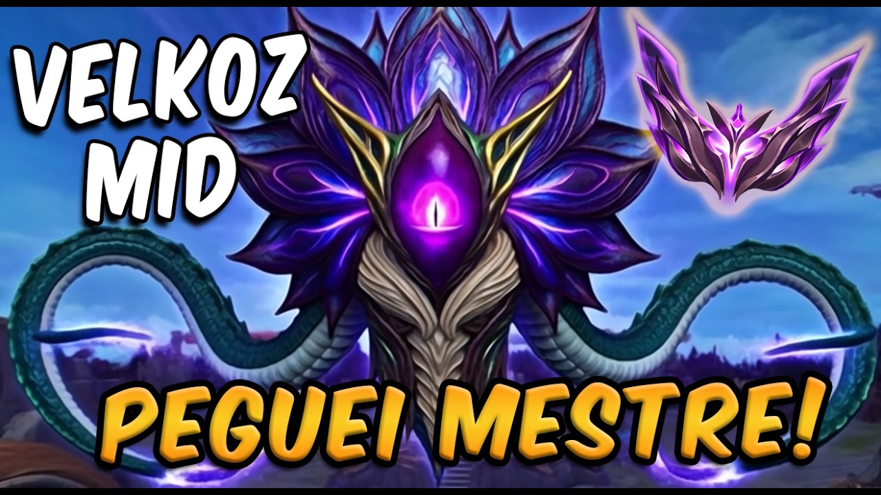 O REI DA GEOMETRIA VOLTOU! Peguei Mestre Destruindo de Vel'Koz!