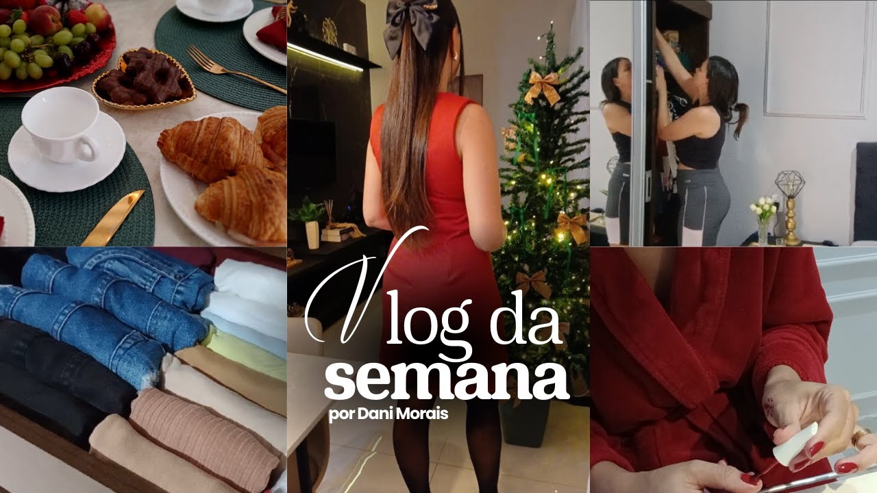 Vlog da semana de Natal 🎄❤️|Organização,ceia de Natal, auto cuidado.