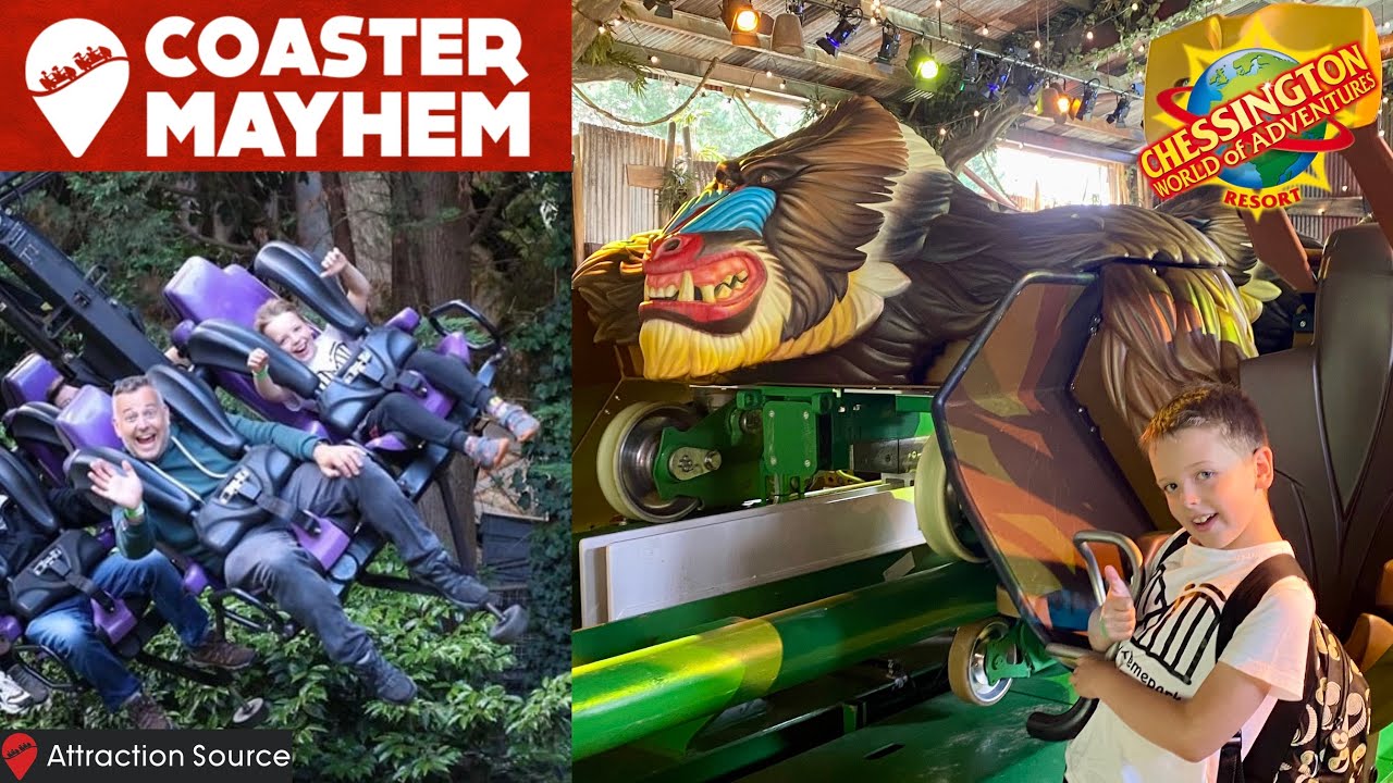 Chessington Attraction Source Event VLOG - Coaster Mayhem