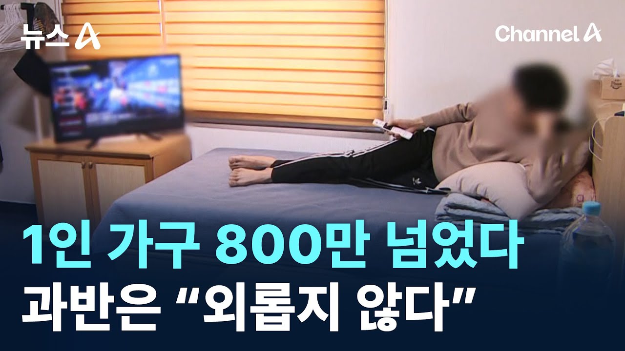 1인 가구 800만 넘었다&hellip;과반은 &ldquo;외롭지 않다&rdquo; / 채널A / 뉴스A