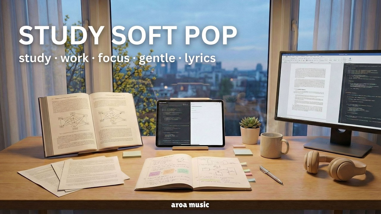 𝗣𝗹𝗮𝘆𝗹𝗶𝘀𝘁ㅣ조용히 틀어두면, 천천히 집중되는 소프트 팝 🤍📖ㅣSoft Male Vocal Study / Work Pop