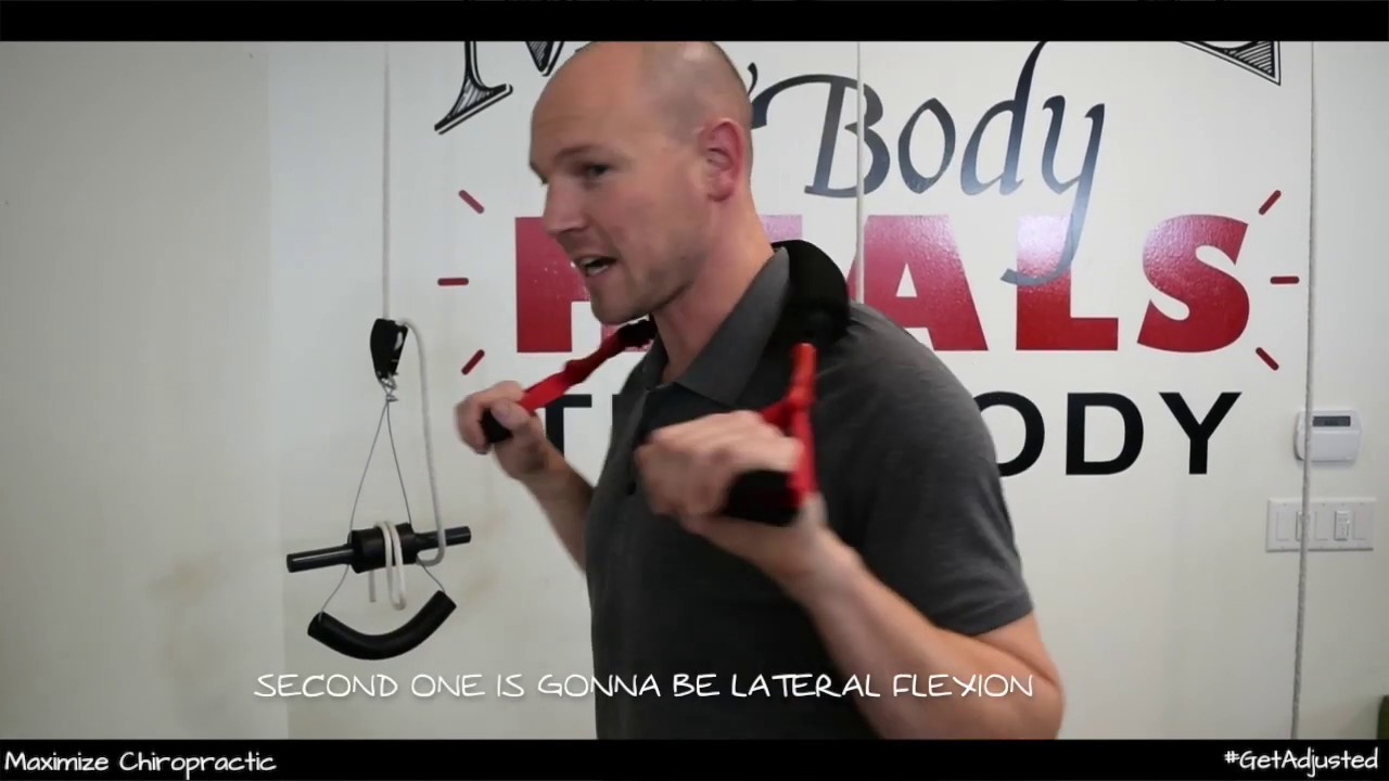 Cervical Traction Demonstration - Home Rehab