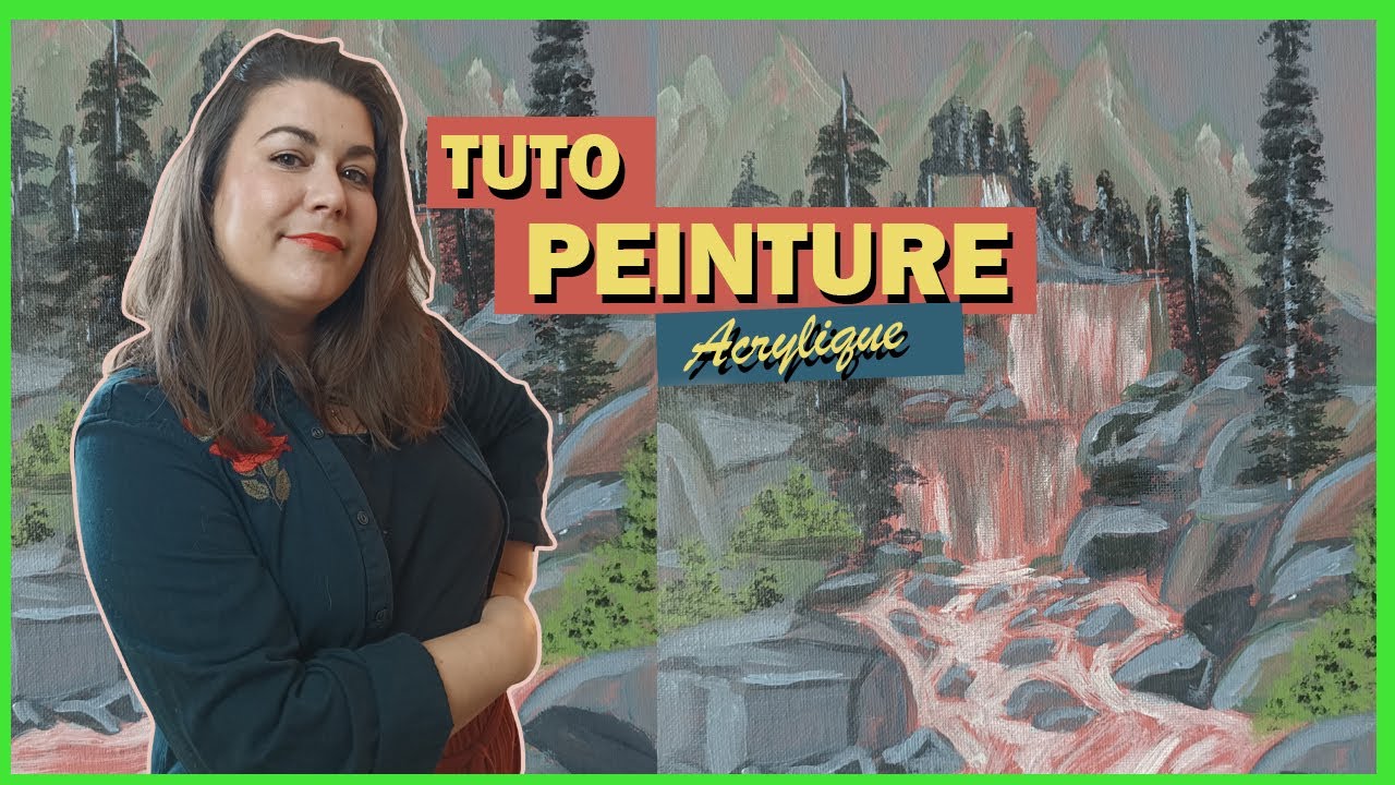 TUTO PEINTURE ACRYLIQUE : Travailler ses valeurs , ombre et lumière