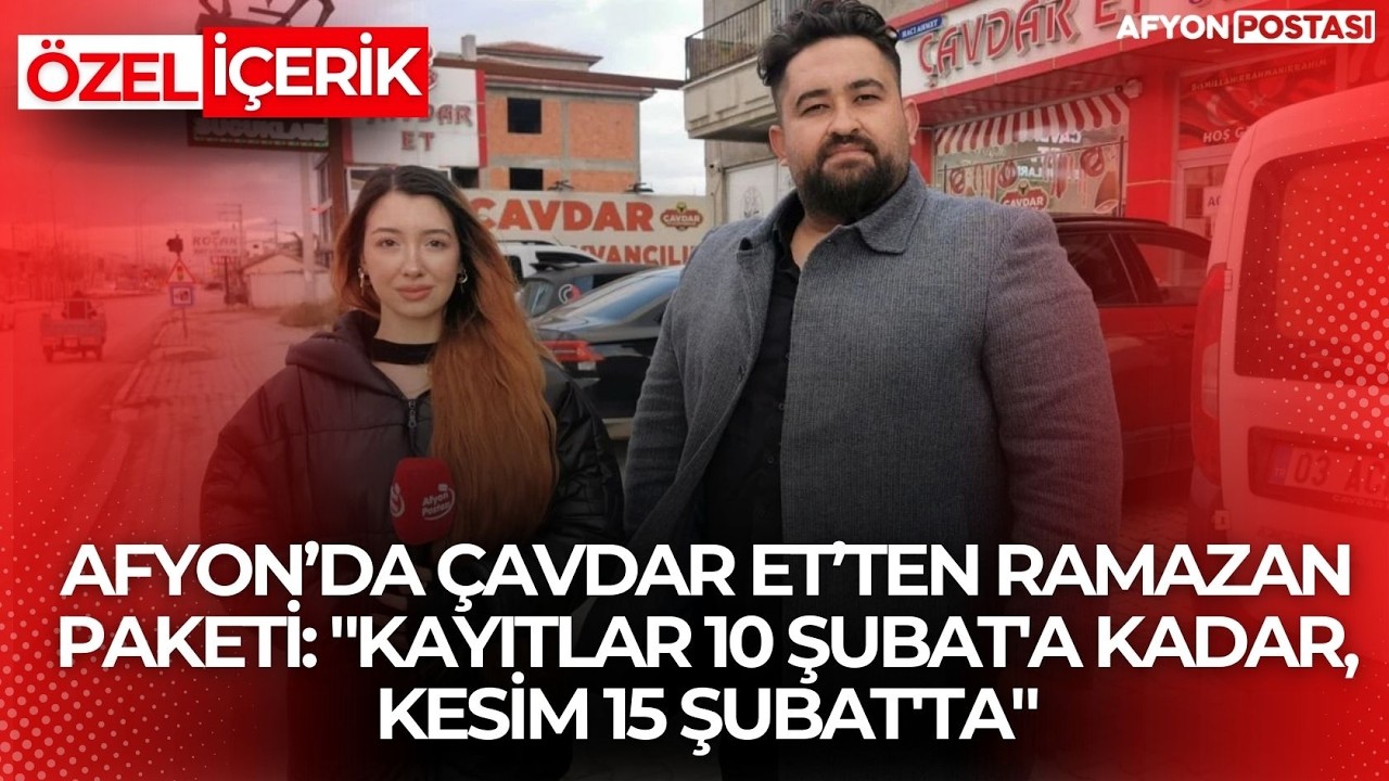 Afyon’da Çavdar Et’ten Ramazan’a Özel Et Hisse Organizasyonu