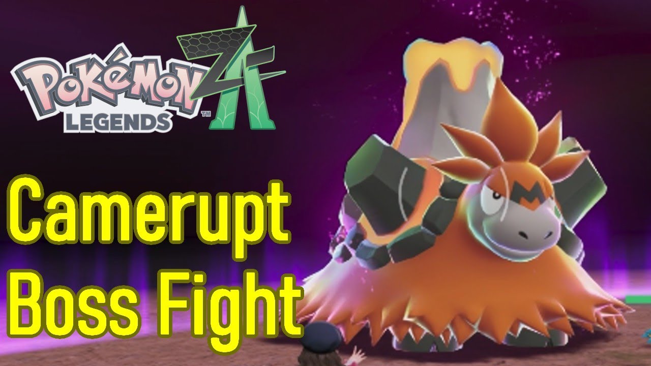 Pokemon Legends: Z-A Rogue Mega Camerupt Boss Fight