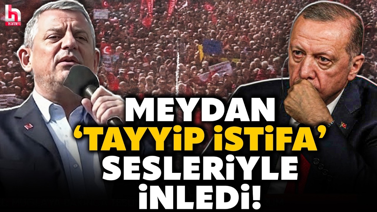 ÖZGÜR ÖZEL MUĞLA'YI İNLETTİ! Erdoğan'a meydan okudu! 'Tayyip istifa' sesleri Beştepe'de yankılandı!