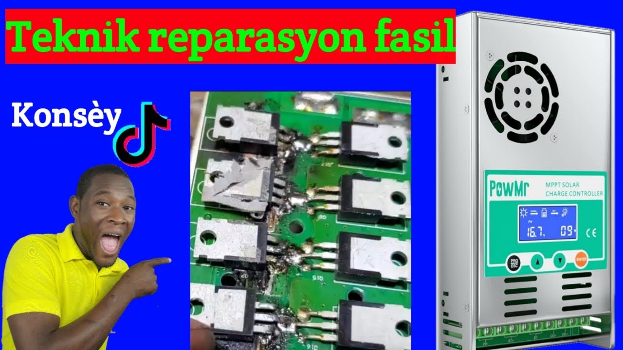 Reparation régulateur solaire pwm et mppt. Eep2024