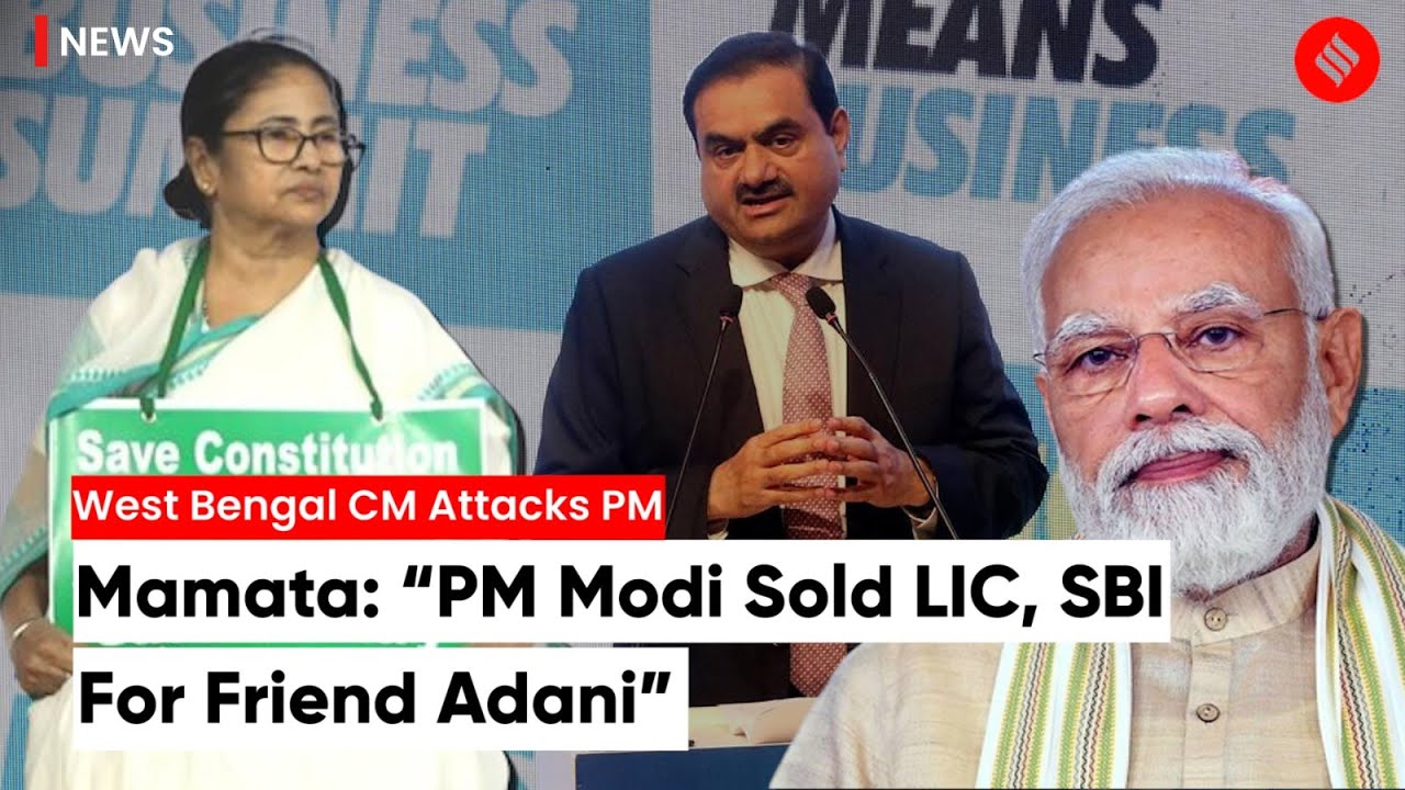 CM Mamata Banerjee Attacks BJP; Says &ldquo;PM Modi Sold LIC, SBI For Friend Adani&rdquo;