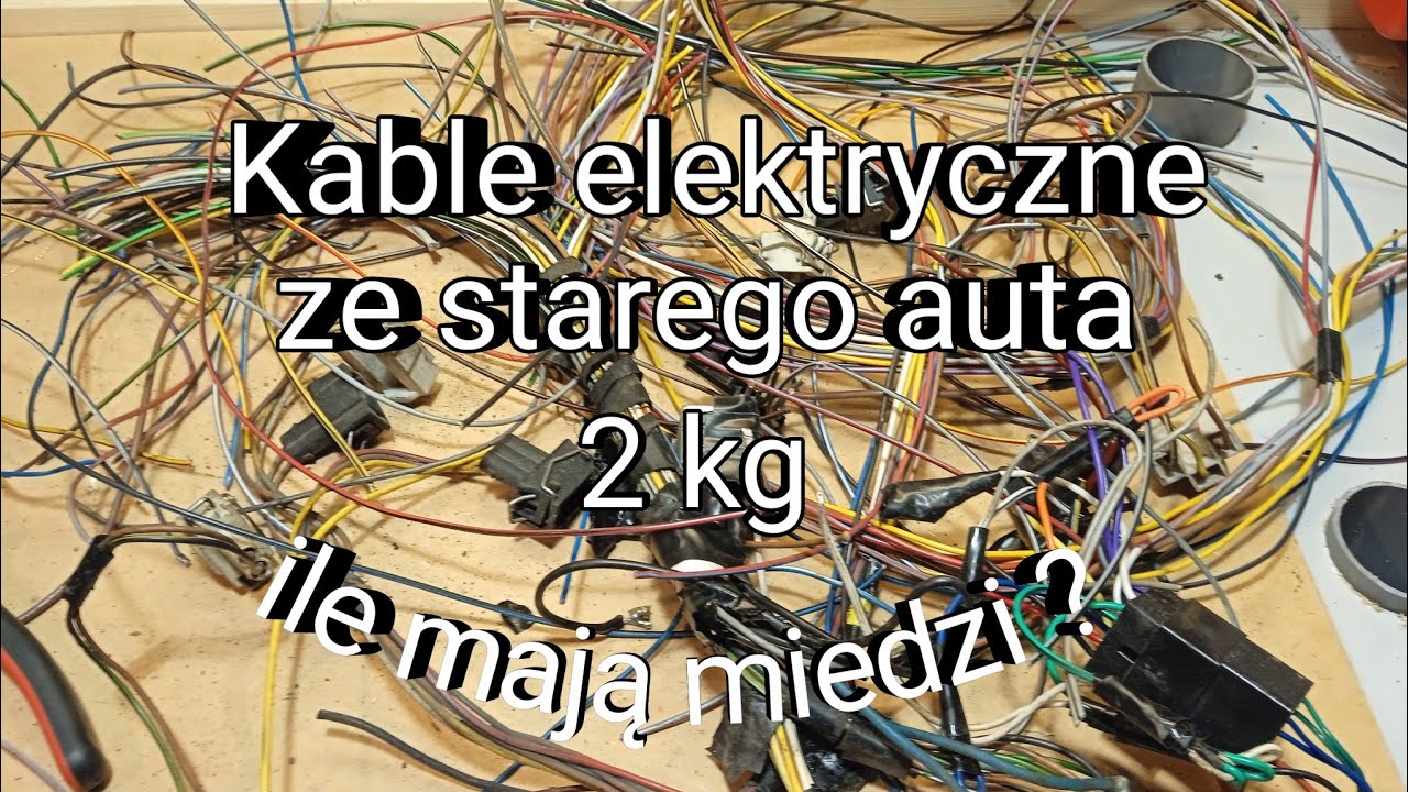 #27 Miedź z kabli. Wiązka elektryczna samochodowa #miedz #miedzzkabli #copperrecyclingmachine