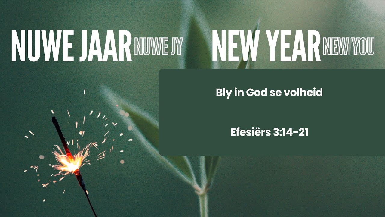Deo Gloria Oggend Diens - 1 February 2026