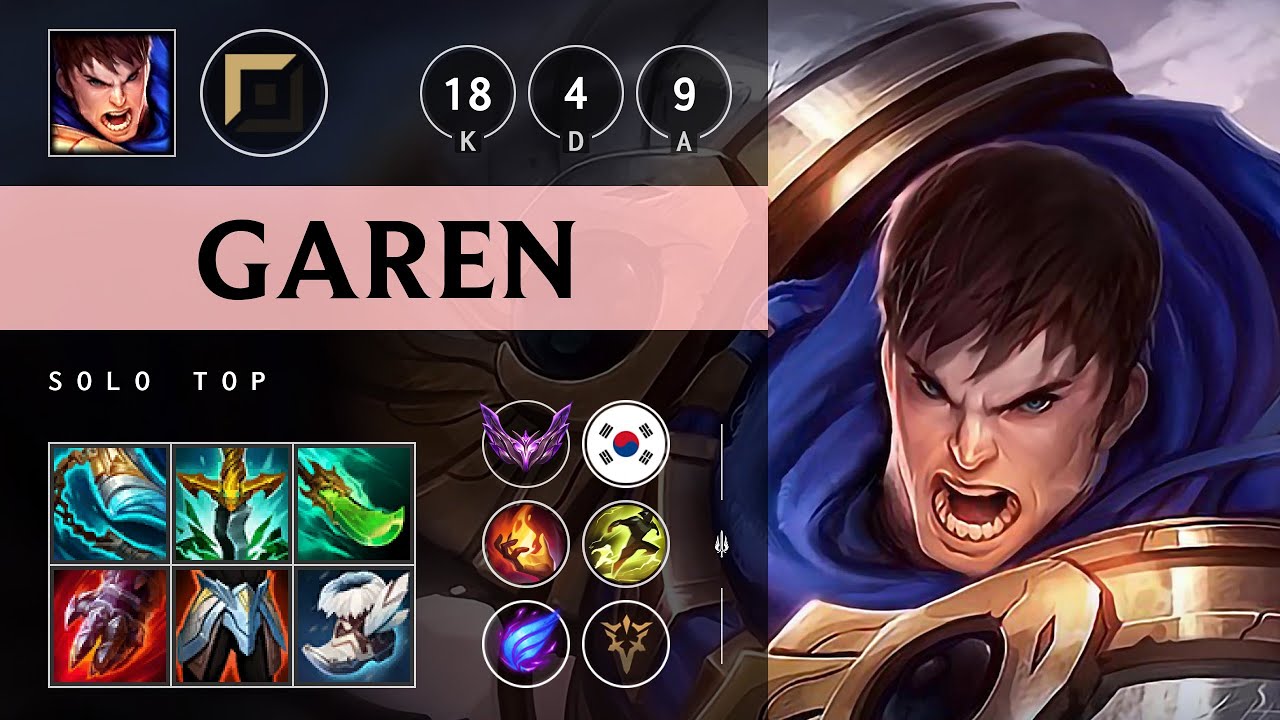 Garen Top vs Yone - KR Master Patch 25.11