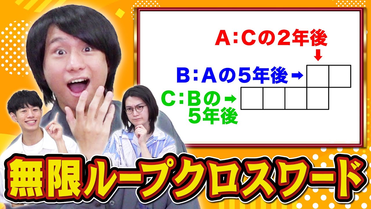 【循環参照】ヒントにたらい回しされちゃうクロスワード【概要欄を読んでね】