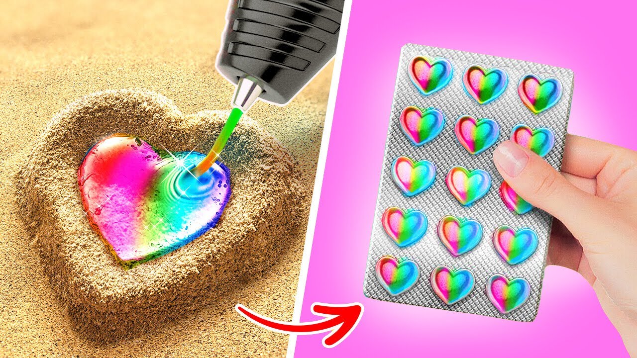 КРУТЫЕ ВЫДЕЛКИ ИЗ 3D-РУЧКИ И ГОРЯЧЕГО КЛЕЯ: Испытание одним цветом😍 Картон и бумага от 123 GO!