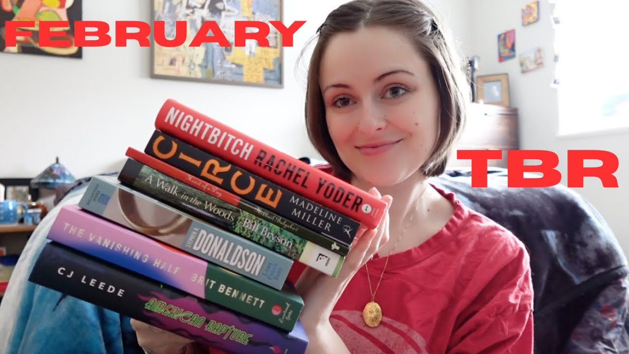 my colourful FEBRUARY TBR 🌈