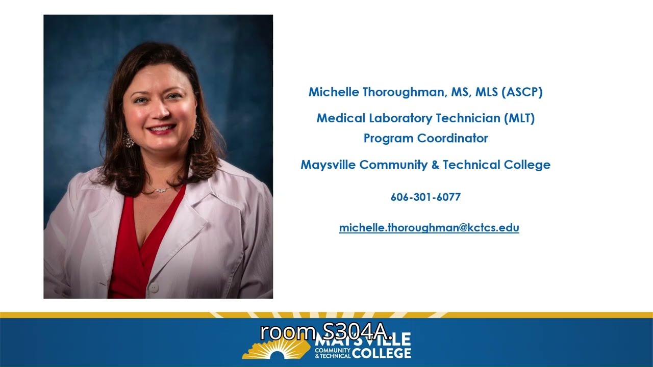 MCTC Medical Laboratory Technology Pre-Admission Conference