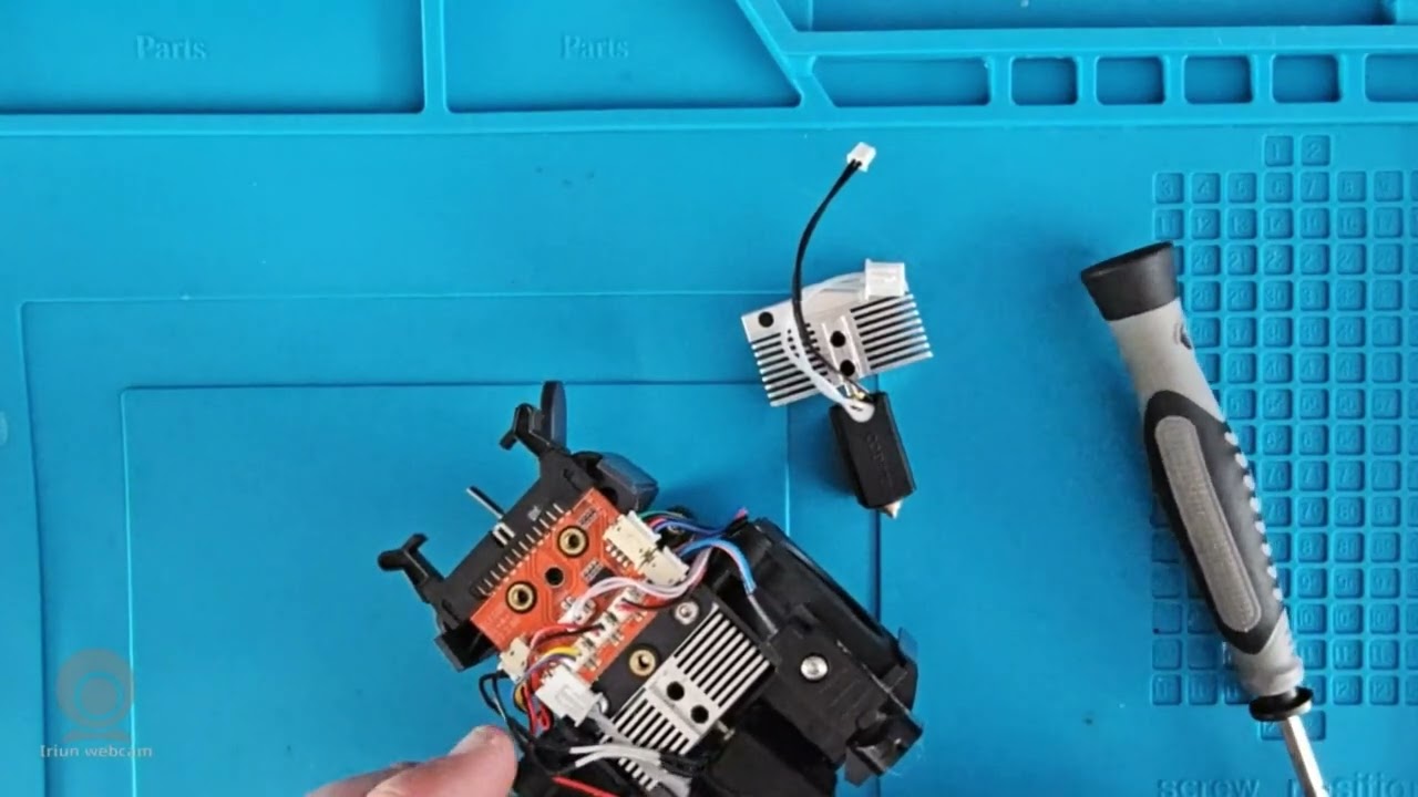 ELEGOO Neptune 4 plus смена хотэнда