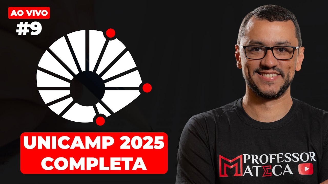 Revisão UNICAMP 2026 | Resolução Completa da prova de Matemática 2025 #9