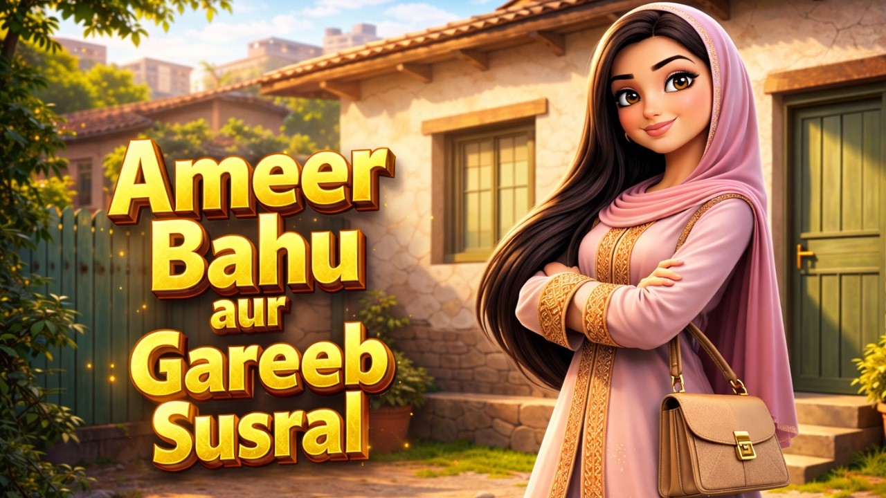 “Ameer Bahu aur Gareeb Susral | Emotional Moral Kahani | Family Story 3D Cartoon”