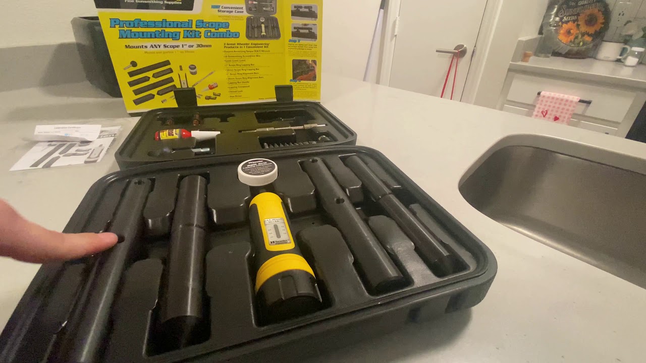 Wheeler Engineering Professional Scope Mounting Kit Unboxing