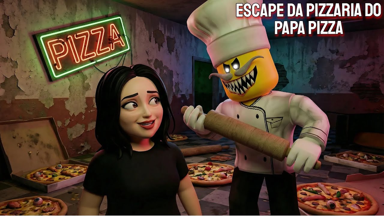 🍕 ESCAPE DA PIZZARIA DO PAPA PIZZA… O PIOR JOGO QUE JÁ JOGUEI NO ROBLOX