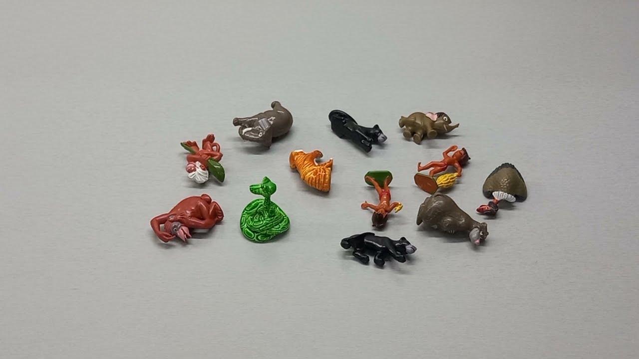 КНИГА ДЖУНГЛЕЙ - Киндер Сюрприз - JUNGLE BOOK - 1985 - DISNEY - серия из Kinder Surprise