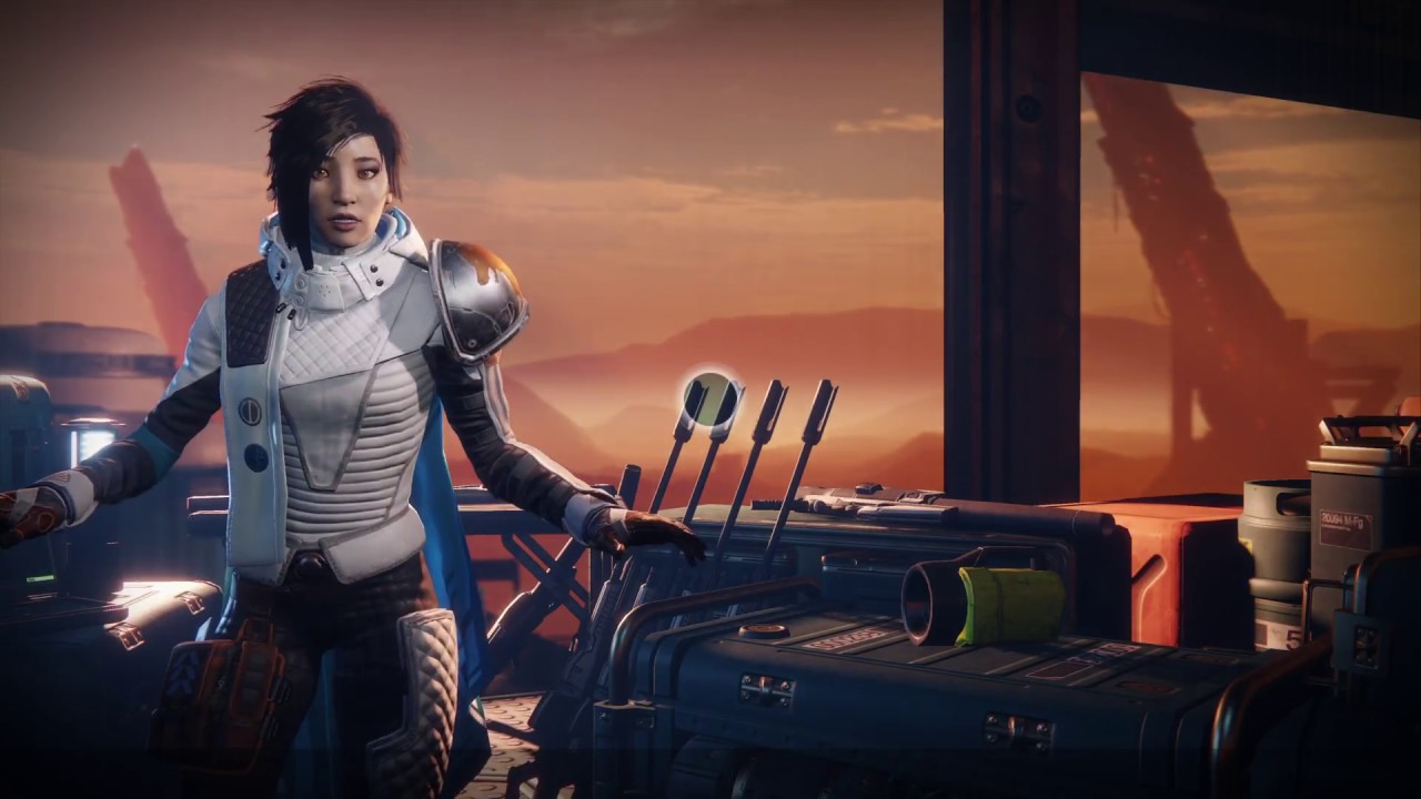 Destiny 2: Warmind - Ana Bray monologue before Gaurdian chooses new guns on Mars (not a tutorial)